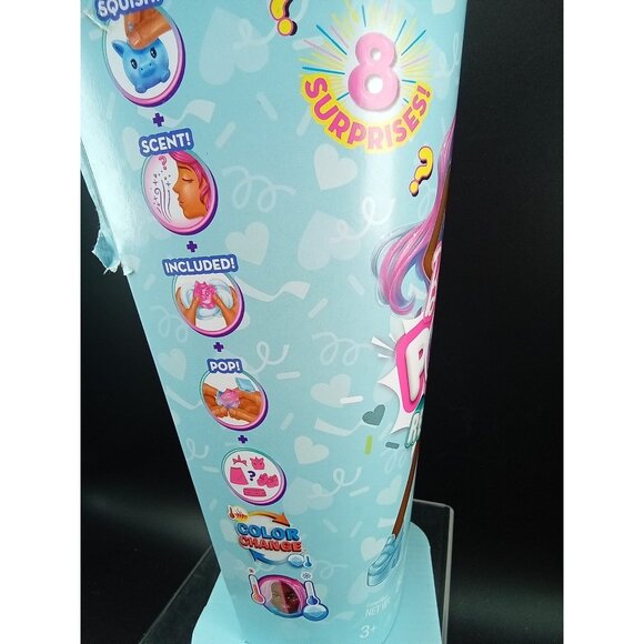 Barbie Pop Reveal Doll Unicorn-Themed With Color Change Feature & 8 Fun Surprise - Picture 4 of 4